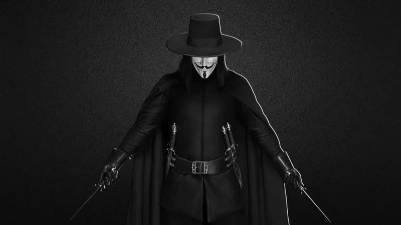 V For Vendetta Theme Preview Image
