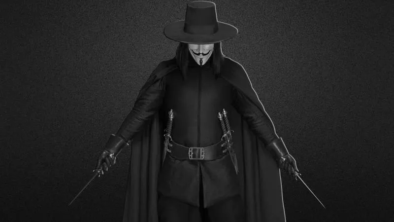 V For Vendetta Theme Preview Image