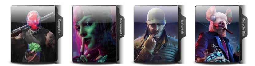Watch Dogs Legion Theme Icons