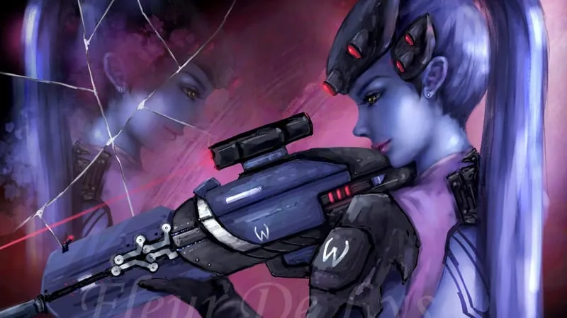 Widowmaker Overwatch Theme Preview Image