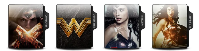 Wonder Woman Theme Icons