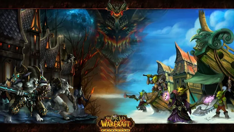 World Of Warcraft Cataclysm Theme Preview Image