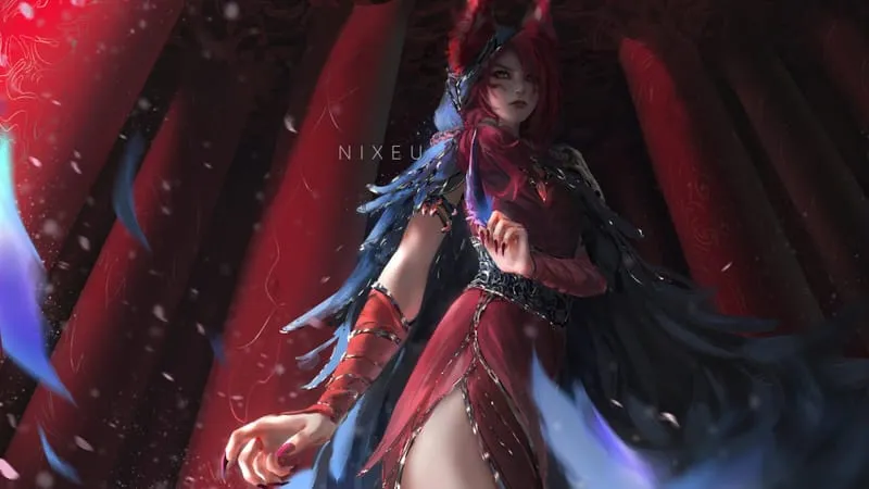 Xayah: League Of Legends Theme Preview Image