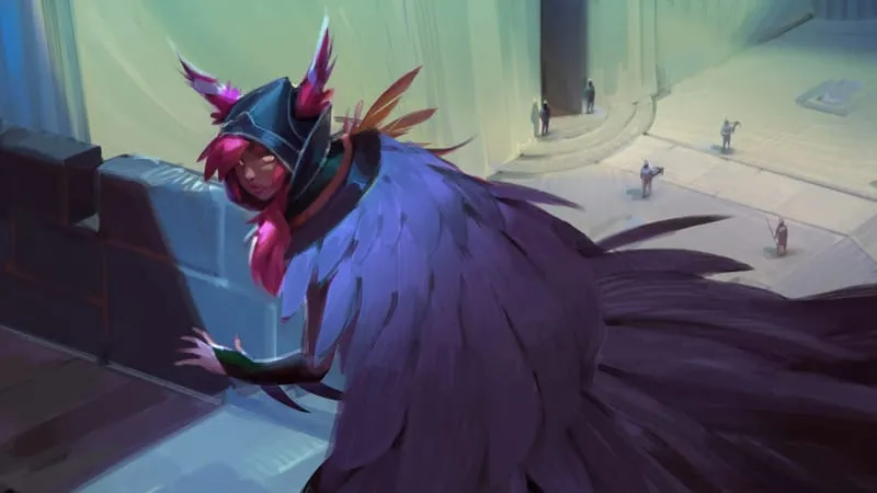 Xayah: League Of Legends Theme Preview Image